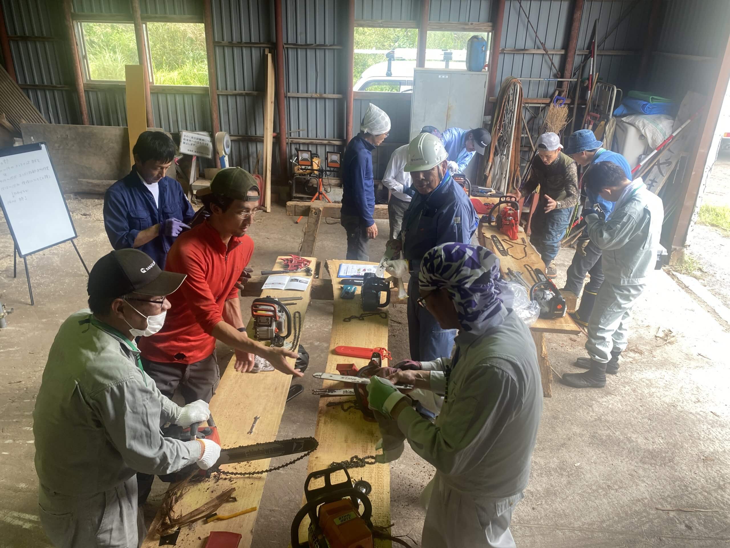 きたひろ 学び塾 (チェンソー講習会・2023/9月)